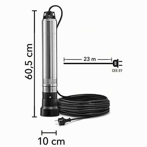 Tiefbrunnenpumpe TDP 370 E, Förderstrom 5100 l/h, Leistung 700 W, Förderhöhe 40 m, Energieklasse A