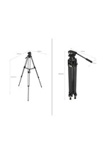 Videostativ Heavy Duty 186 cm 360 Grad Fluidkopf Schnellwechselplatte für DSLR Camcorder Kameras 8 kg 3751B