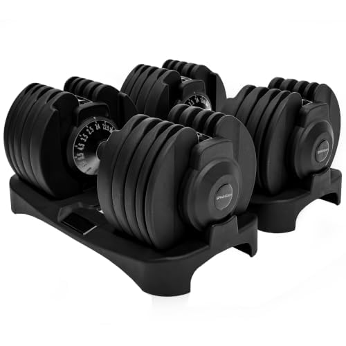 Verstellbare Hanteln 24 kg 2er Set 15 in 1 platzsparend für Krafttraining und Fitness zu Hause