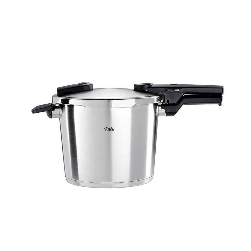 Vitaquick Premium Dampfkochtopf, 6 L, Ø 22 cm, Edelstahl, mit Einsatz, 2 Garstufen, Induktion
