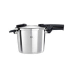 Vitaquick Premium Dampfkochtopf, 6 L, Ø 22 cm, Edelstahl, mit Einsatz, 2 Garstufen, Induktion