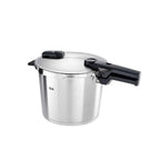 Vitaquick Premium Dampfkochtopf, 6 L, Ø 22 cm, Edelstahl, mit Einsatz, 2 Garstufen, Induktion