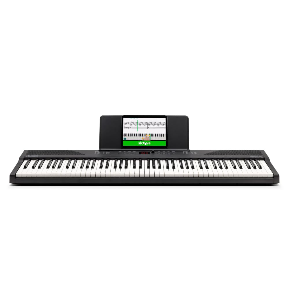 Recital Play 88 Tasten Keyboard Piano Bundle mit vollwertiger Klaviatur ideal für Anfänger und Musikunterricht