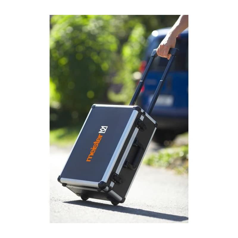 Werkzeugtrolley 156-teilig rollbarer Werkzeugkoffer komplett gefüllt mit 156 Werkzeugen für Werkstatt