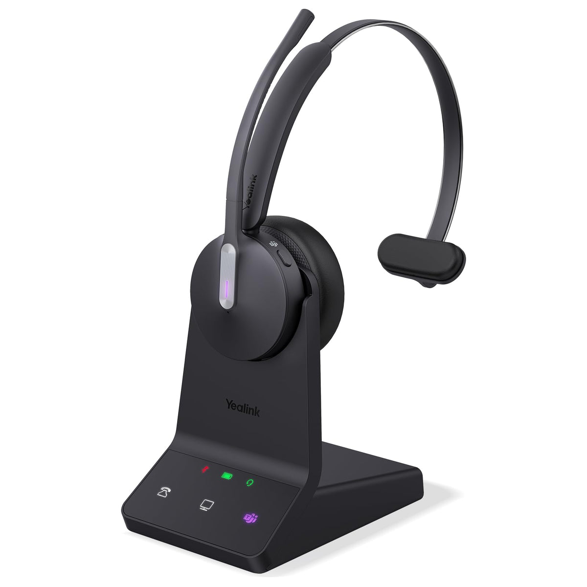 WH64 Mono Wireless Headset mit DECT und Bluetooth Dual Modus sowie geräuschunterdrückendem Mikrofon