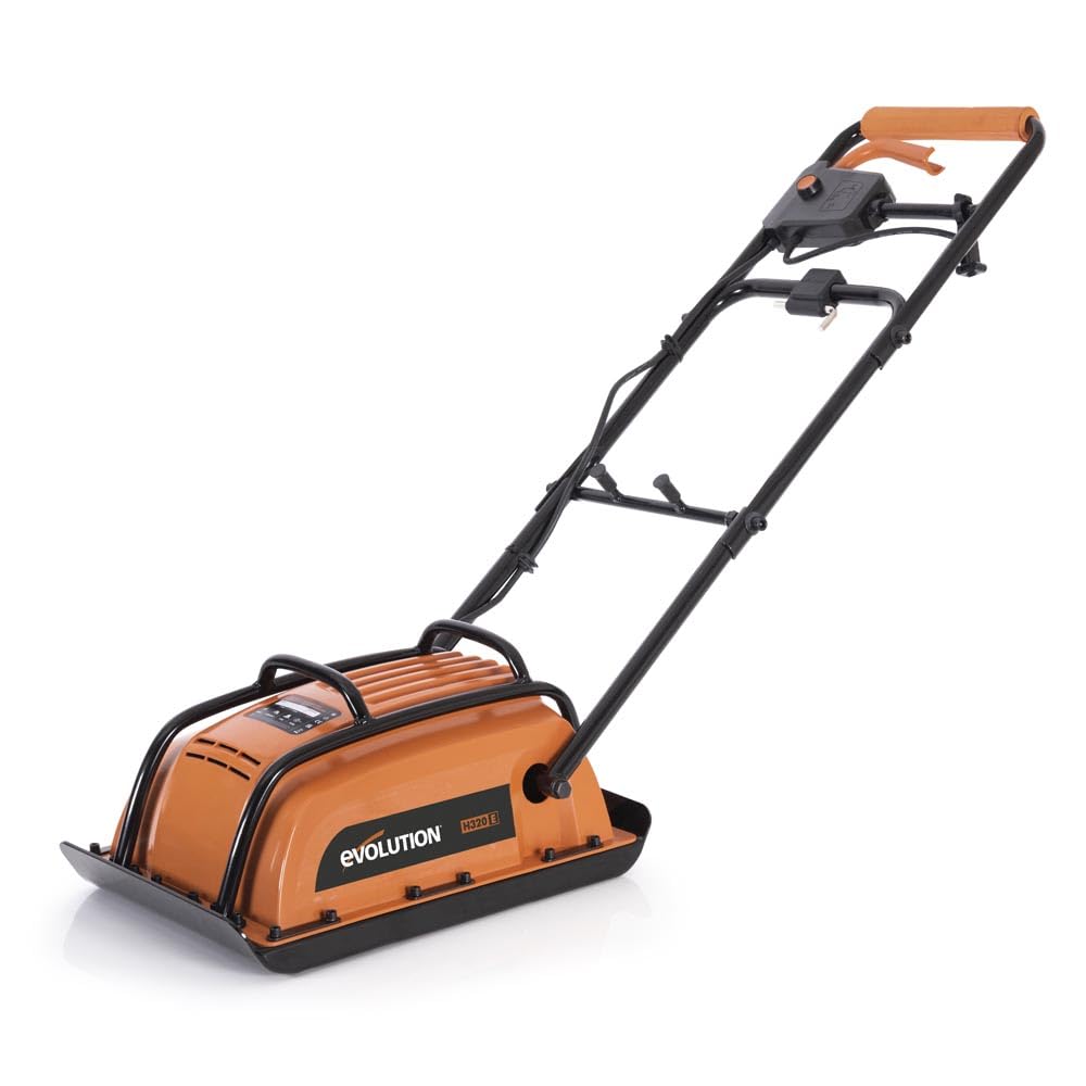 H320E Hulk elektrischer Vibrationsstampfer, Rüttler, Rüttelplatte, ideal für Gehwege, Kunstrasen und Terrassen