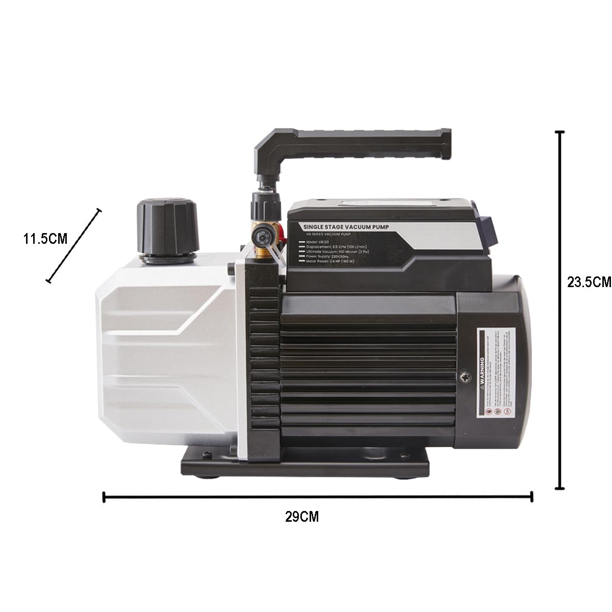 Vakuumpumpe und Manometer Set für HVAC AC Kältemittelaufladung an Klimaanlagen ideal für R410A R22 R407C