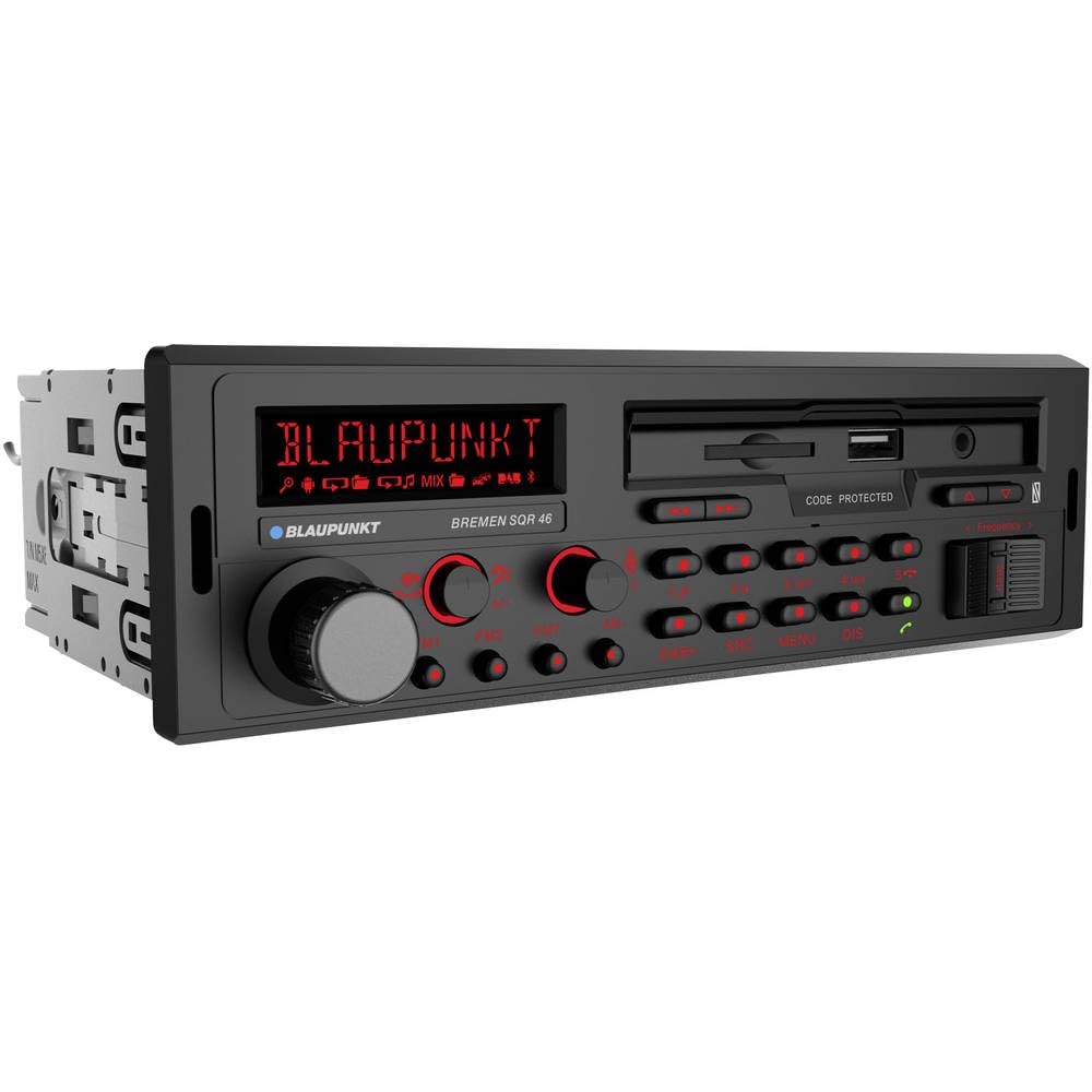 Autoradio Bremen SQR 46 DAB 1 DIN Digitalradio im Youngtimer Design für klassische Fahrzeuge