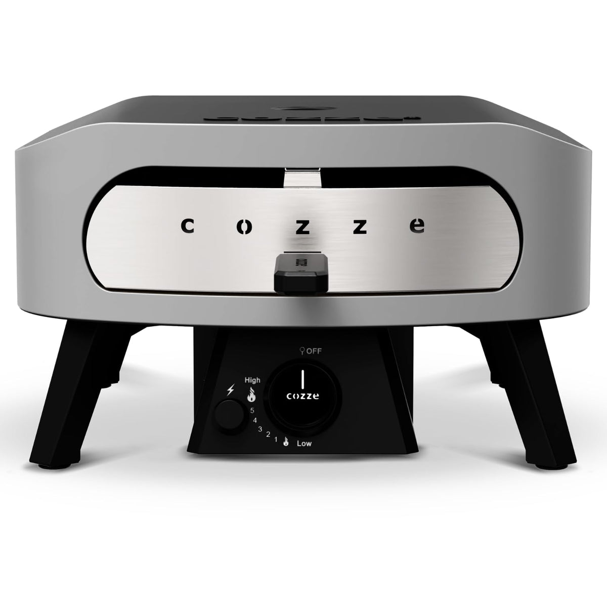 Pizzaofen Gas 13 Zoll Outdoor 50 mbar Tischpizzaofen mit Regulator für Pizzen Energieklasse A++