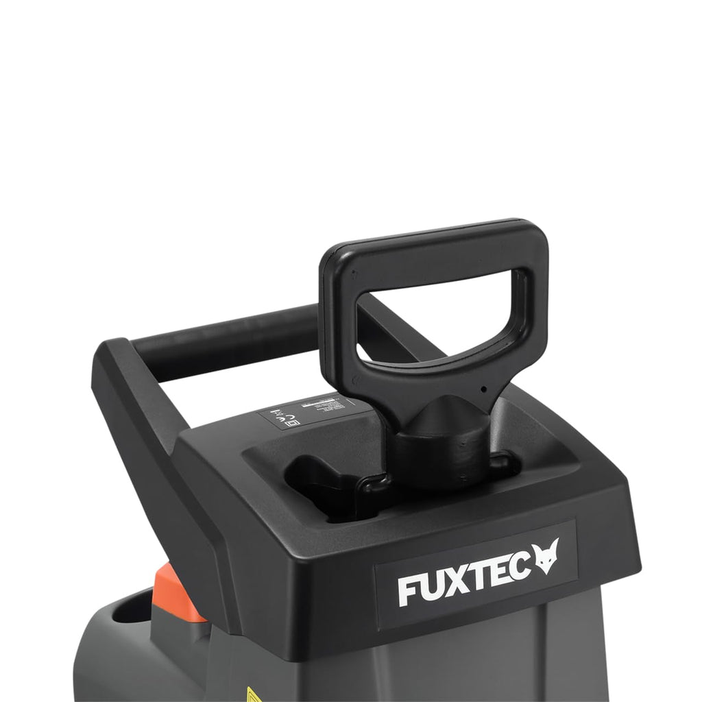 Broyeur de végétaux électrique FX-EGH2800T 2800 W diamètre de coupe de 44 mm pour branches et déchets verts