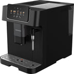 KVA 6230 Kaffeevollautomat 19 Bar Pumpendruck Edelstahlmahlwerk Milchaufschäumer 2L Wassertank Schwarz Silber