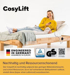 Lattenrost und Boxspringbett Addon elektrisch verstellbarer Lift für Matratzen alle Betten Motor Handschalter