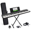 Recital Play 88 Tasten Keyboard Piano Bundle mit vollwertiger Klaviatur ideal für Anfänger und Musikunterricht