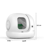 Pura Max 2 selbstreinigende Katzentoilette 76L App Steuerung Geruchsbeseitigung xSecure für mehrere Katzen N50
