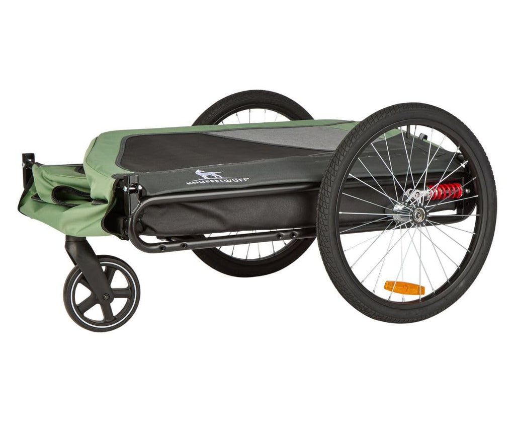 Hundeanhänger Fahrradanhänger Buggy bis 45 kg faltbar leicht stabil mit Sicherheitsleine Reflektoren Cruvado