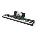 Recital Play 88 Tasten Keyboard Piano Bundle mit vollwertiger Klaviatur ideal für Anfänger und Musikunterricht