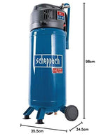 Druckluftkompressor HC51V stehend 50L Kessel 10bar mit Manometer und Sicherheitsventil und Ablassventil
