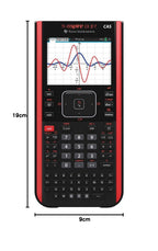 TI Nspire CX II T CAS Graphikrechner schwarz mit Farbdisplay und USB