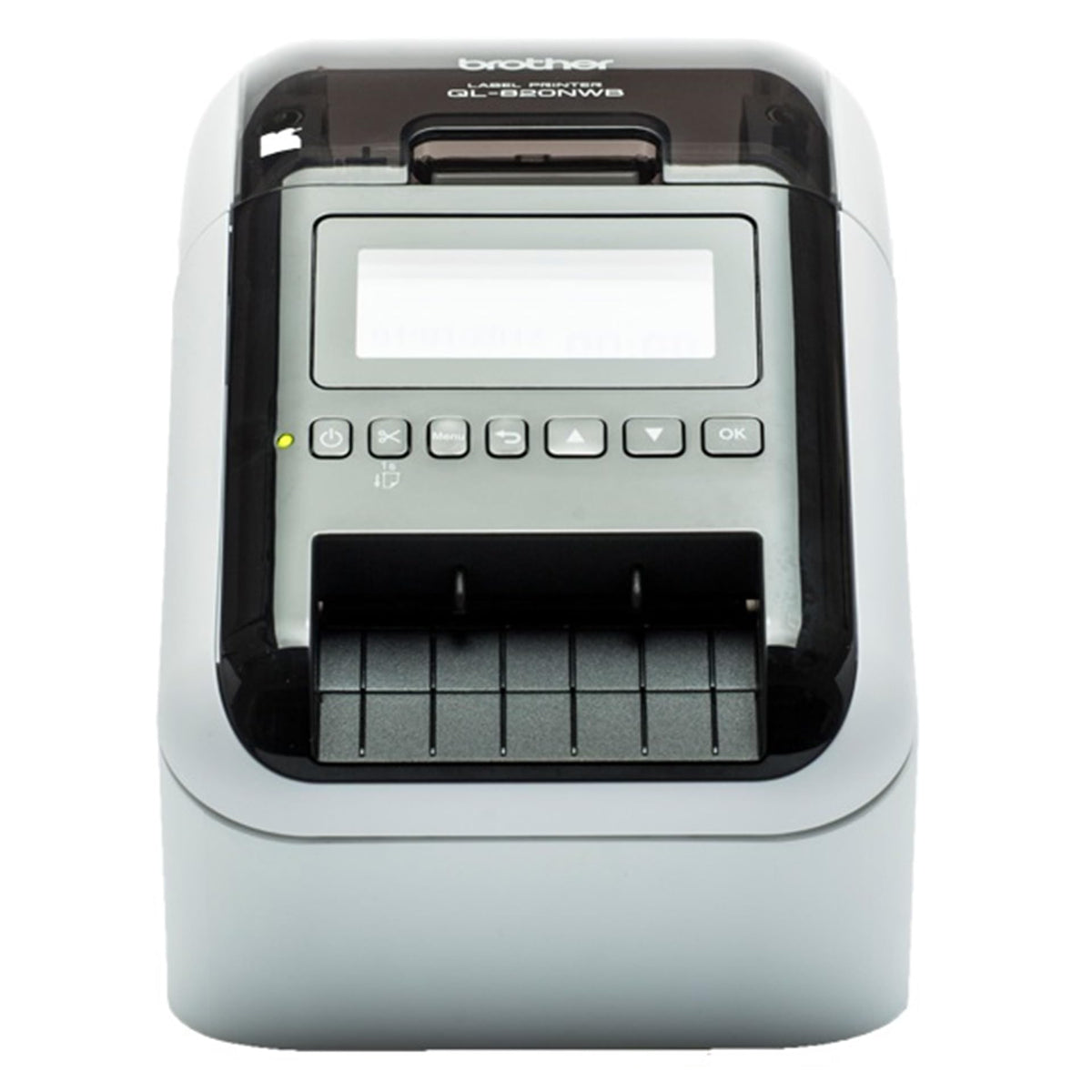 QL-820NWBc professioneller Netzwerk-Etikettendrucker mit Bluetooth, USB-Anschluss und Rot-Schwarz-Druck
