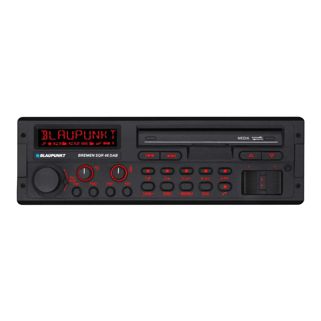 Autoradio Bremen SQR 46 DAB 1 DIN Digitalradio im Youngtimer Design für klassische Fahrzeuge
