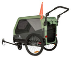 Hundeanhänger Fahrradanhänger Buggy bis 45 kg faltbar leicht stabil mit Sicherheitsleine Reflektoren Cruvado