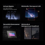Seestar S30 Pro Smart Teleskop für astronomische Beobachtung und per App gesteuerte Astrofotografie