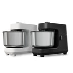 Halo Core 4,8 L Spiralknetmaschine Teigmaschine Teigknetmaschine Schwarz für Pizzateig und Brotteig