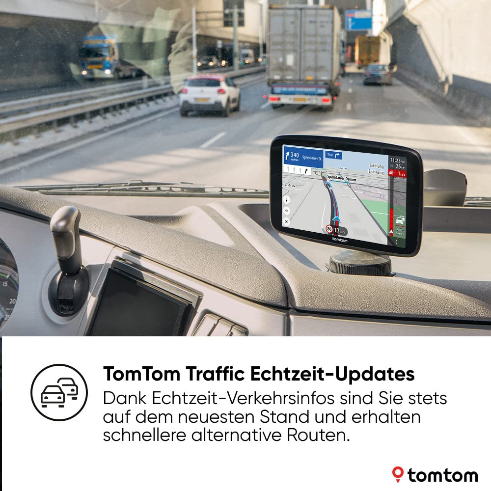 LKW Navi GO Expert Plus 7 Zoll Routenführung POIs für große Fahrzeuge, Traffic inklusive, Weltkarten