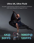 Tiny 3 AI Powered 4K Webcam mit AI Tracking und Spatial Audio als PTZ Kamera für Videoanrufe und Livestreams