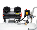 Flüsterkompressor Druckluftkompressor Silent 69 dB SW 425/10 Pro ölfrei 10 bar 50 L Kessel 1100 W