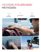 E1 Pro Dashcam mit 4K HDR STARVIS 2 Sensor und CPL Filter für Auto vorne als kompakte Mini Dashcam