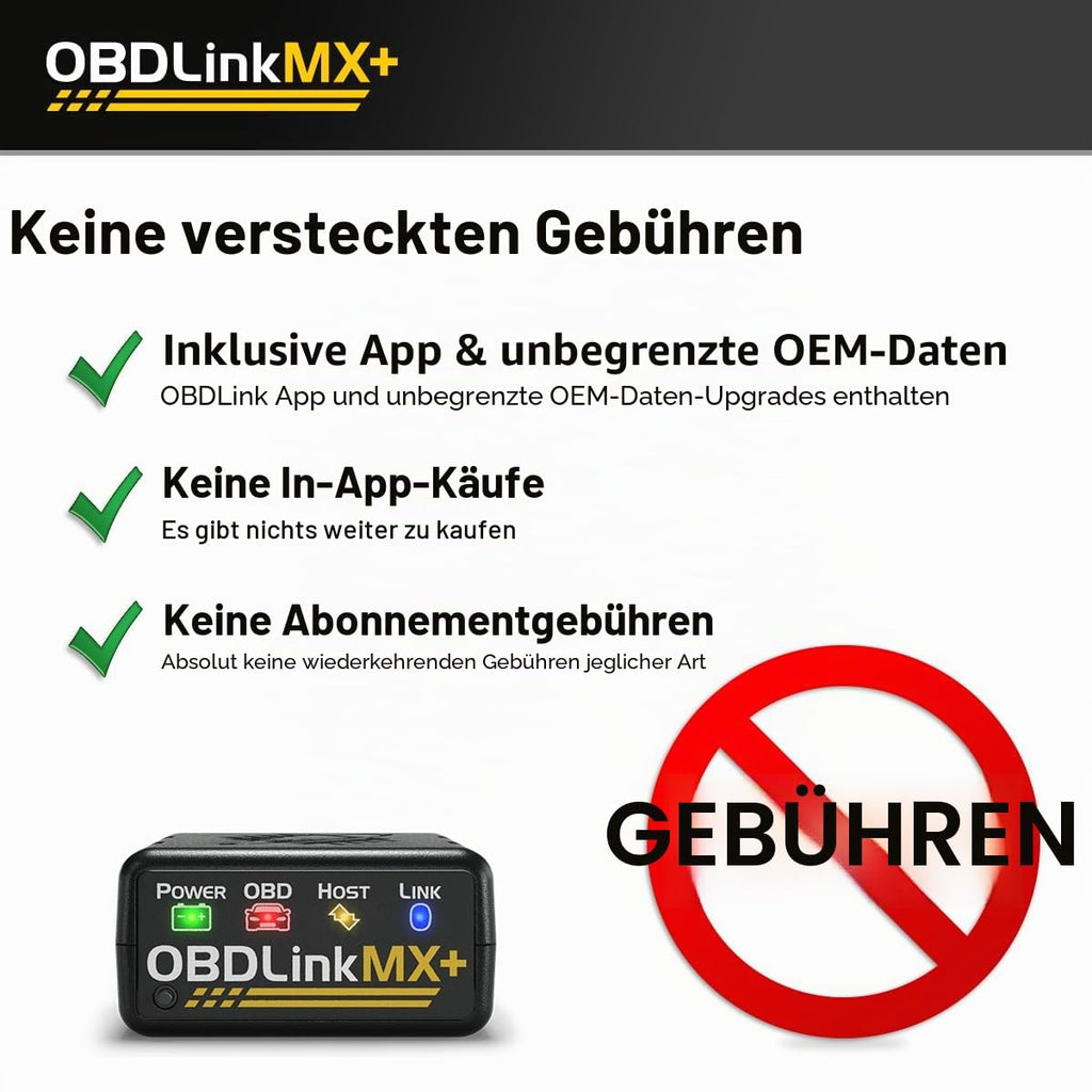 MX+ OBD2 Bluetooth Scanner for iPhone Android and Windows with Live Data and Check Engine Light Reset