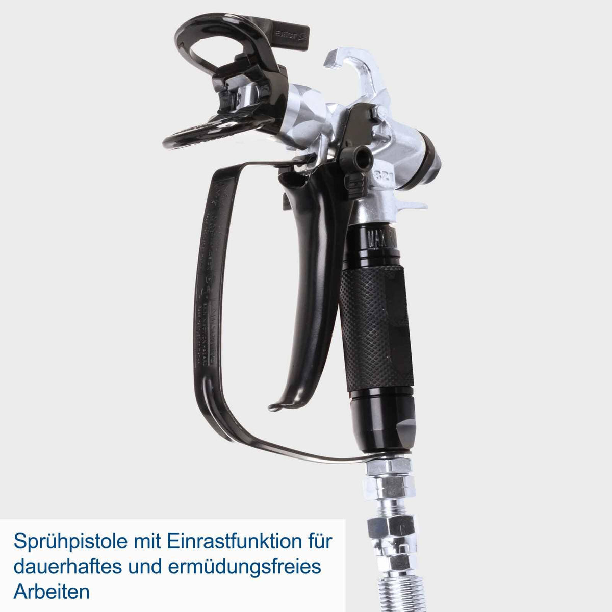 Airless Farbsprühsystem PTSA350 Hochdruckfarbsprühgerät mit 750W Motor und 207 bar Maximaldruck