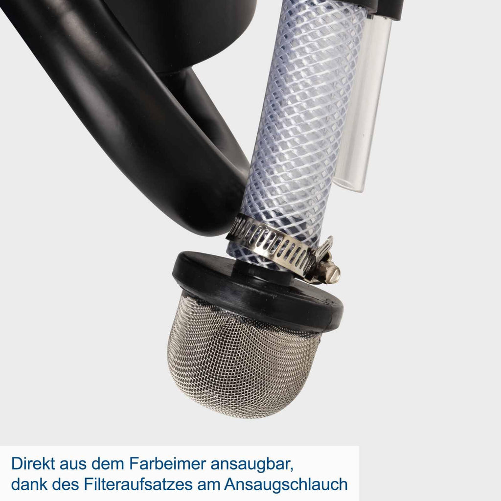 Airless Farbsprühsystem PTSA350 Hochdruckfarbsprühgerät mit 750W Motor und 207 bar Maximaldruck