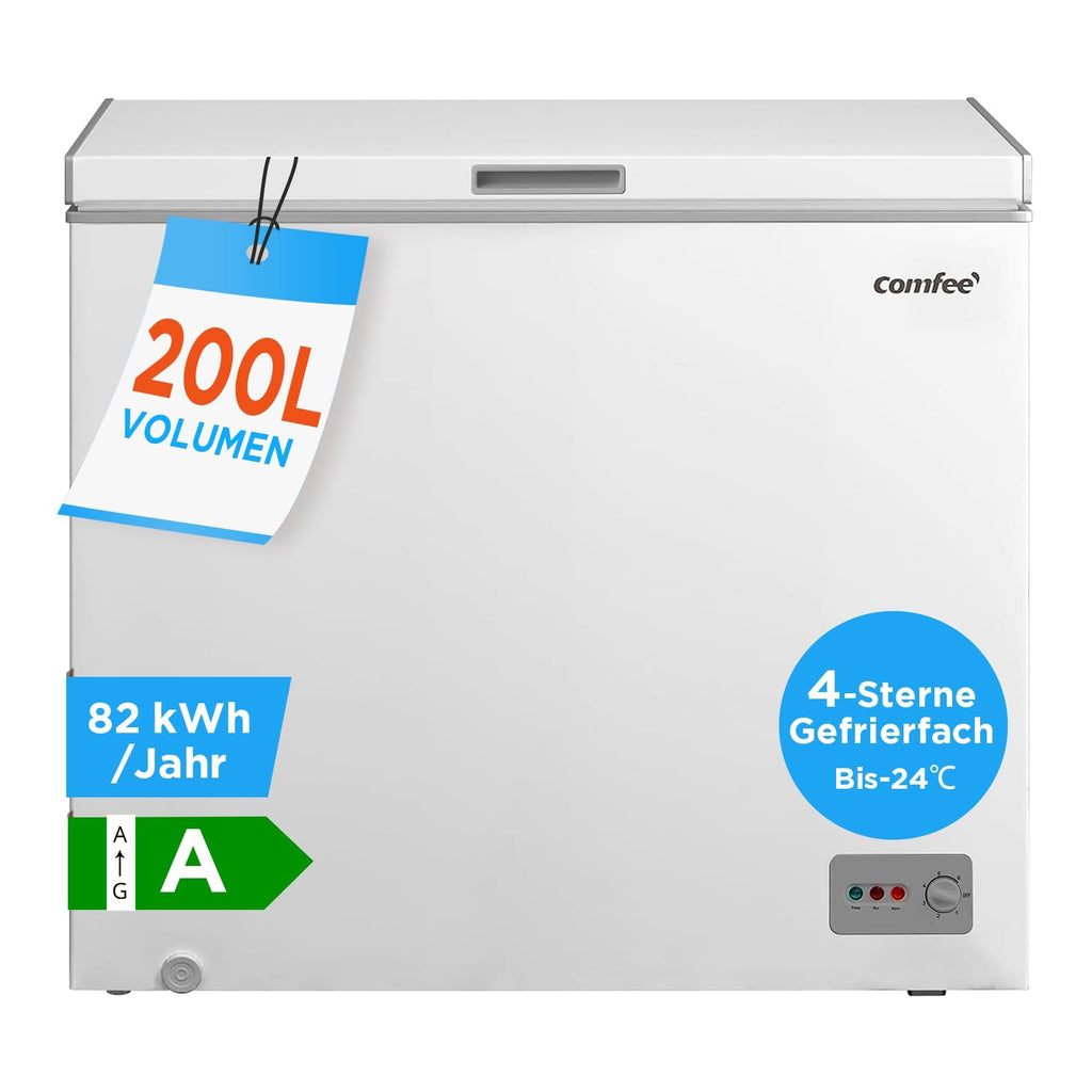200L freistehende Gefriertruhe Energieklasse A