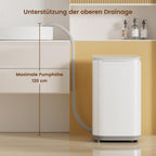 Mini Waschmaschine 3 kg Fassungsvermögen kleine Waschmaschine Energieklasse A für kleine Haushalte