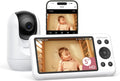 BM04 Babyphone mit Kamera 5 Zoll smart WLAN Baby Monitor mit Nachtsicht und Gegensprechen sowie Appsteuerung