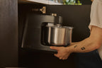 Halo Core 4,8 L Spiralknetmaschine Teigmaschine Teigknetmaschine Schwarz für Pizzateig und Brotteig
