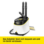 Leistungsstarker Dampfreiniger SC 3 Deluxe mit 3,5 bar Dampfdruck und nur 30 s Aufheizzeit