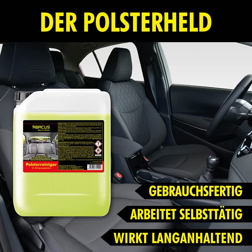 Tornador Black Z020RS Reinigungsset 2x5L Reiniger für Polster Textil Kunststoff Leder plus Mikrofasertücher