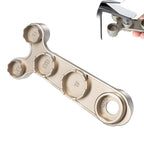 Luftsprudlerschlüssel aus Metall 11 in 1, M18 M20 M22 M24 M28, verdeckte Strahlregler, Hebelkraft, Titanfinish