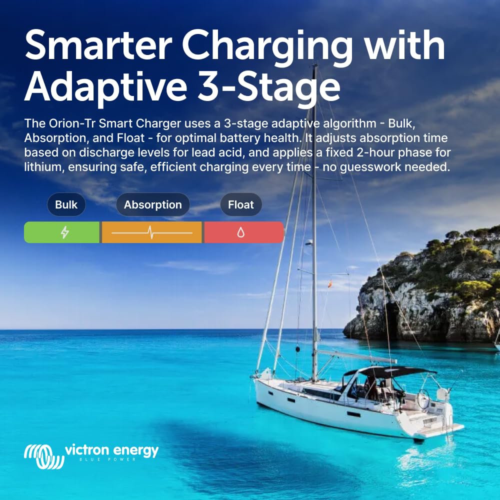 Orion Tr Smart DC DC Ladebooster 12/12V 30A 360W isoliertes Batterieladegerät für Wohnmobil und Boot