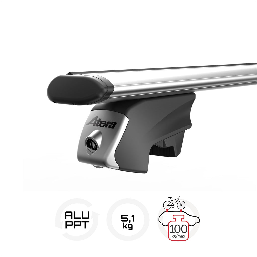 Dachträger Signo RTD Aero Profil Silber 122 cm Dachgepäckträger für das Fahrzeugdach 048522