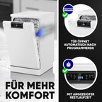 Geschirrspüler 45 cm 10 Maßgedecke Stand oder Unterbau 7 Programme 2 Sprühebenen GSP7418 weiß Energieklasse D