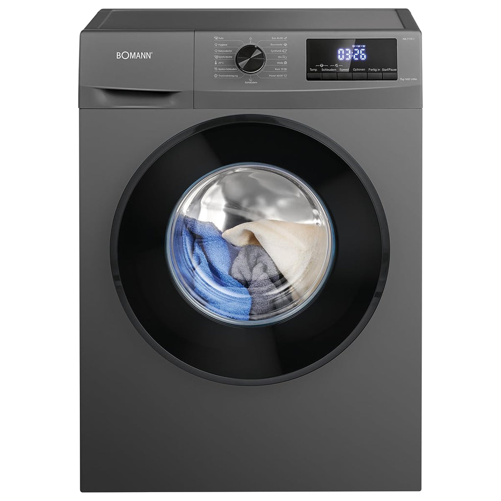 Waschmaschine 7kg WA 7175.1 Invertermotor max. 1400 U/min 15 Programme Energieklasse A 10 Jahre Motorgarantie