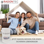 Präzises Radonmessgerät RadonEye RD200 für Zuhause Keller Arbeitsplatz Echtzeitüberwachung Langzeitmessung App