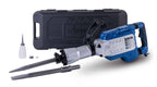 Abbruchhammer AB1900 1900W 60J Schlagkraft 390mm inkl Spitzmeißel und Flachmeißel Transportbox kabelgebunden