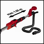 Trockenbauschleifer TE-DW 225 X, 750 W, 165 cm Teleskop, Wechselteller, inkl. Schleifscheiben und Gitterleinen