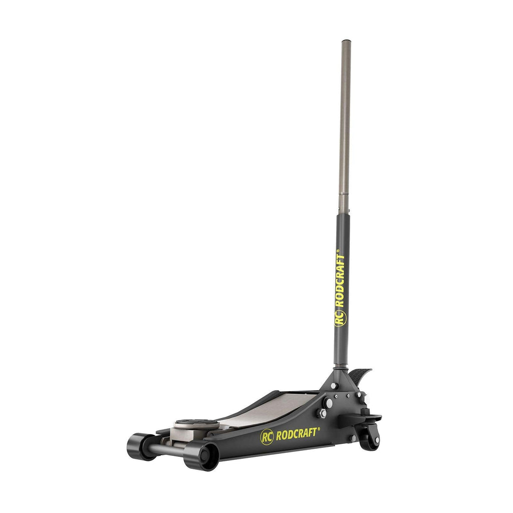 RH216 Rangierwagenheber 2,5 t Hubkraft Höhe min 75 mm max 500 mm Chassislänge 685 mm 32 kg schwarz silber
