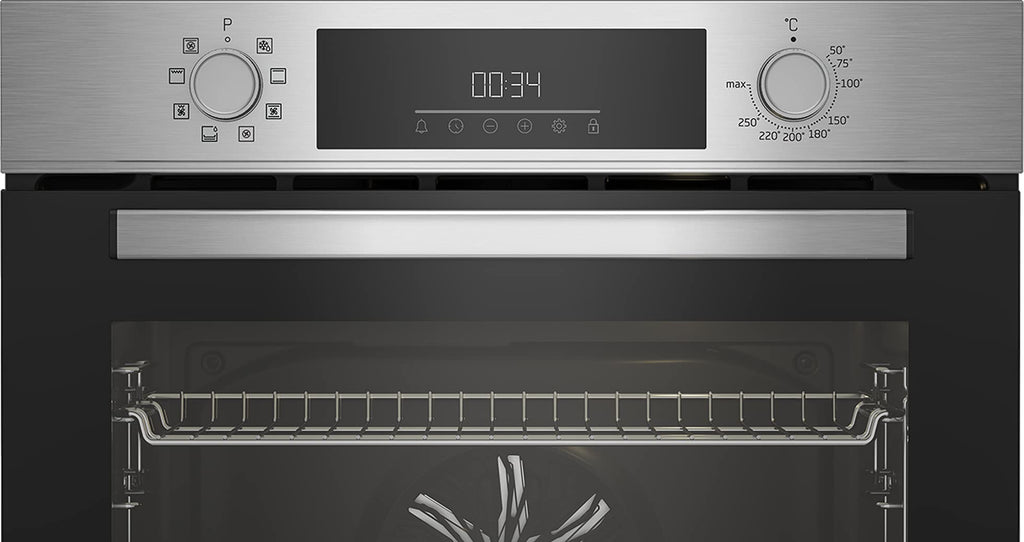 Einbaubackofen BBIM12300X b300 60 cm 72 l Dampfreinigung SteamShine 8 Heizarten AeroPerfect Energieklasse A